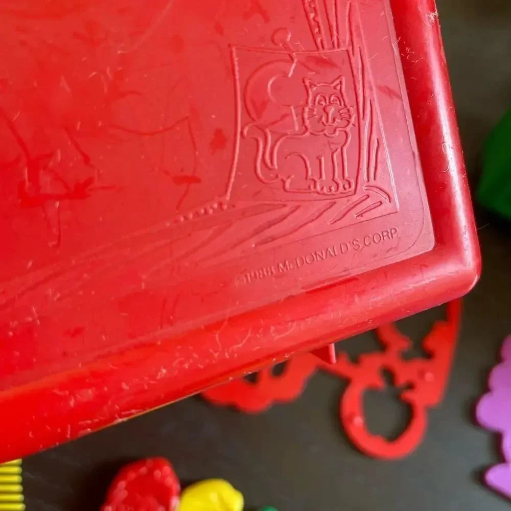 McDonald’s Bulletin Board Boxes Red and Green McDonald’s Combs Activity pieces